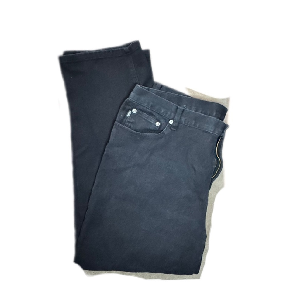 Lauren Ralph Lauren Black Straight-Leg Jeans